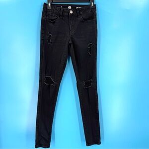 Kohls Low Rise Jeggings Sz. 7 - Black